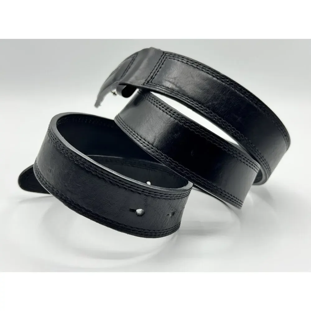 Carhartt Black Bridle Leather Scratchless Belt for Men Size 36